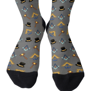 Past Master of Pennsylvania Blue Lodge Fit Socks (Two Pairs)