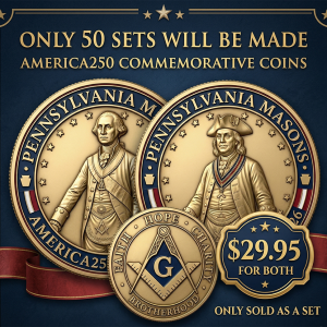 America250 Challenge Coins (Set of 2)